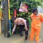 Polisi Lakukan Monitoring Genangan dan Banjir di Cakung